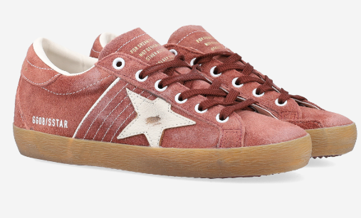 SUPER STAR WAXED SUEDE UPPER HEEL AND SPUR NAPPA STAR