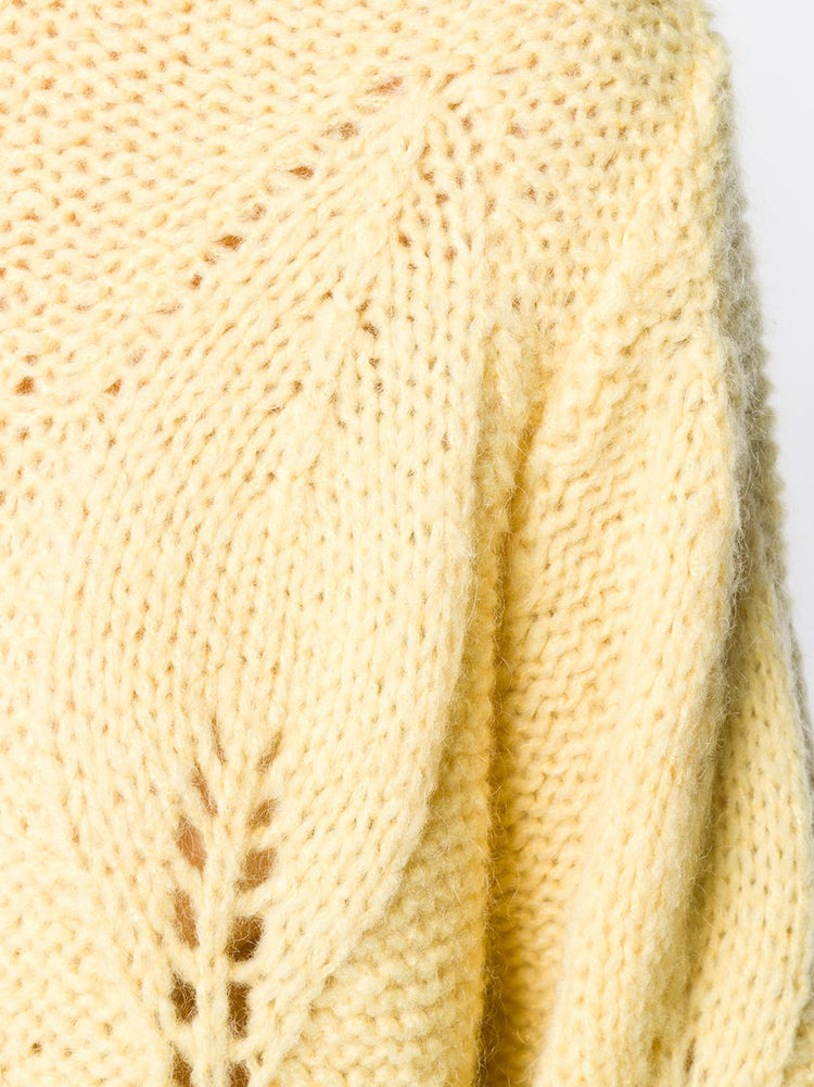 M.I.H. Lacey leaf knit sweater