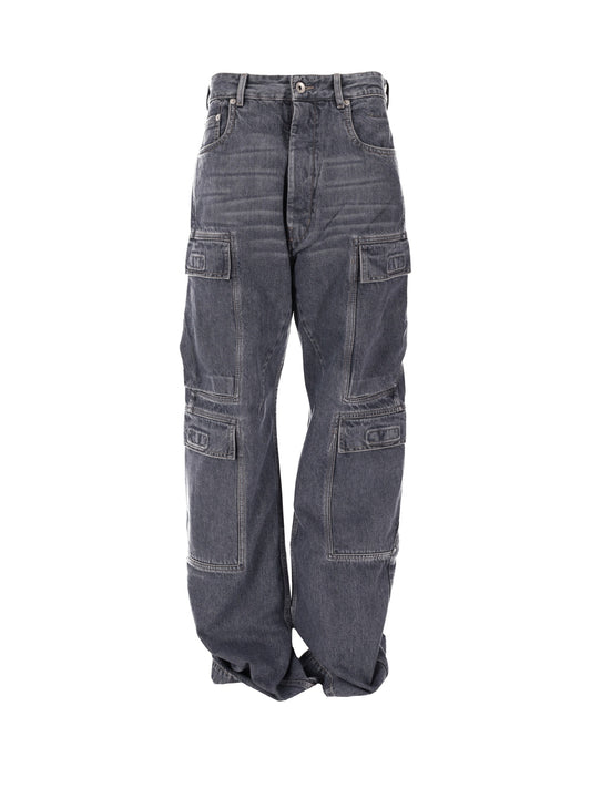 DRKSHDW DOUBLE CARGO JEANS