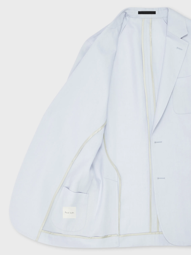 linen buttoned jacket