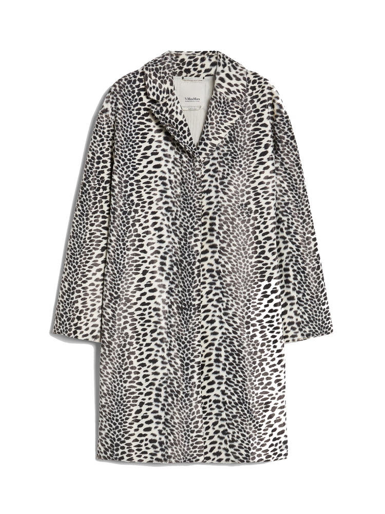 Dania patterned cotton coat