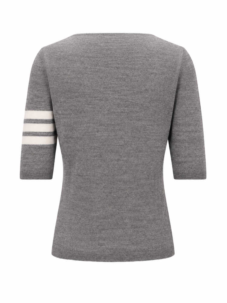LA ROSE 3/4 merino wool knitwear