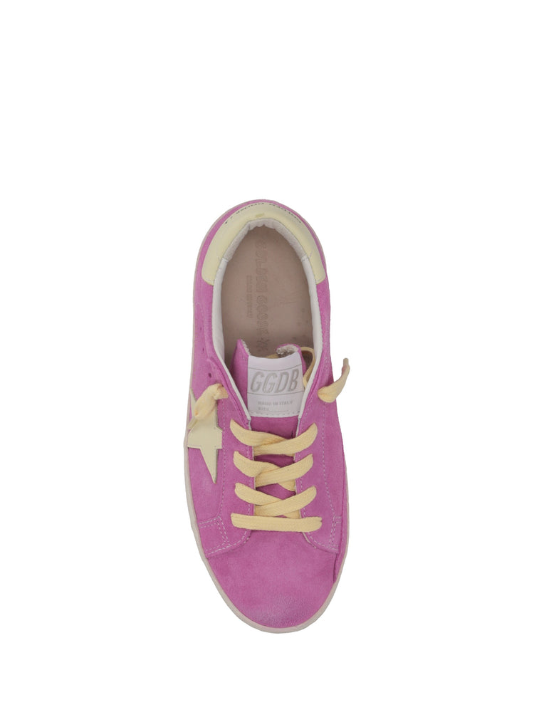 SUPER STAR SUEDE UPPER LEATHER TONGUE STAR AND HEEL