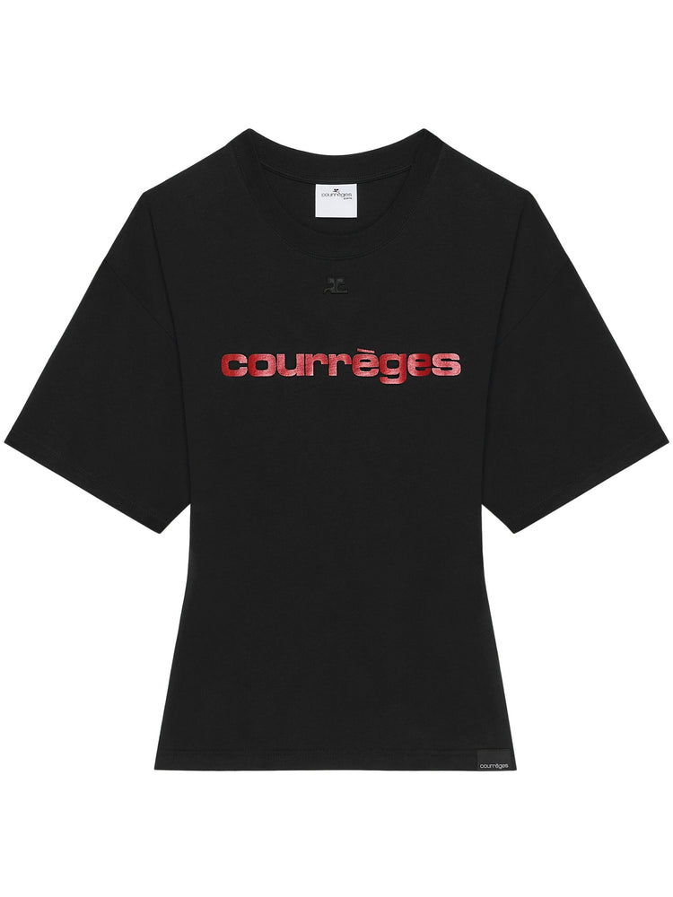 logo-print T-shirt