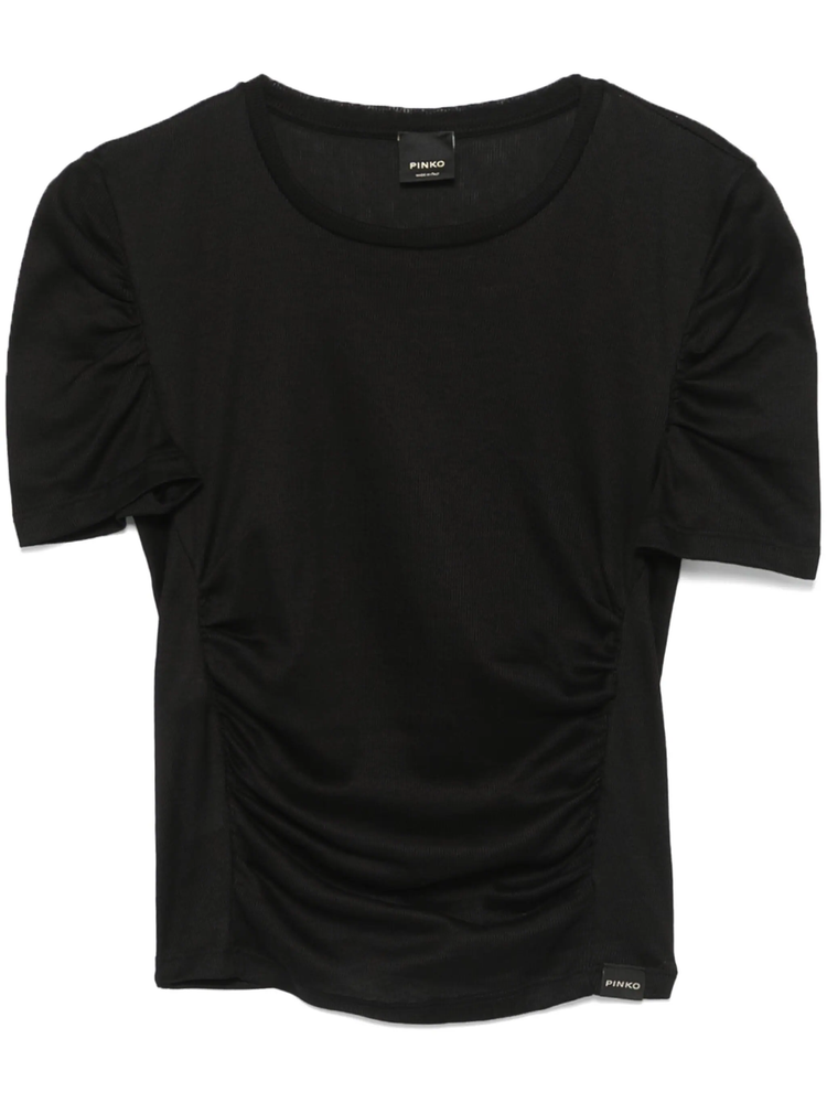 Martello ruched-detailing T-shirt