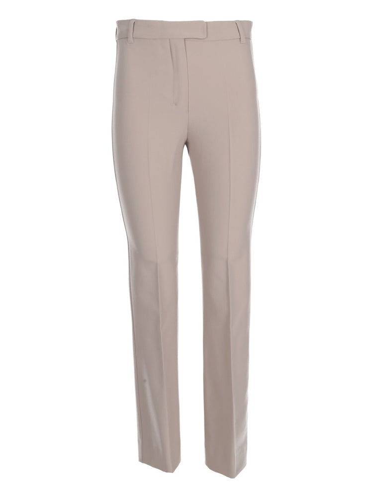 Fatina slim-fit stretch cotton and viscose trousers