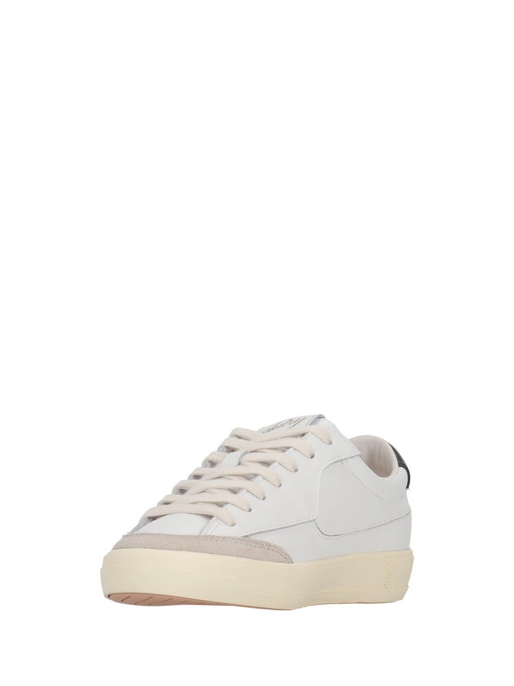 WINDSCAPE LOW WOM LEAT/SUE WHT/BLK