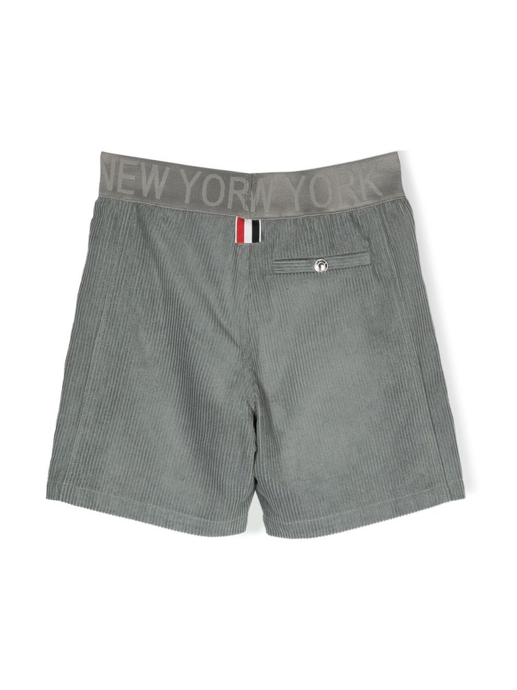 THOM BROWNE SIDE PANEL SHORT IN CORDUROY