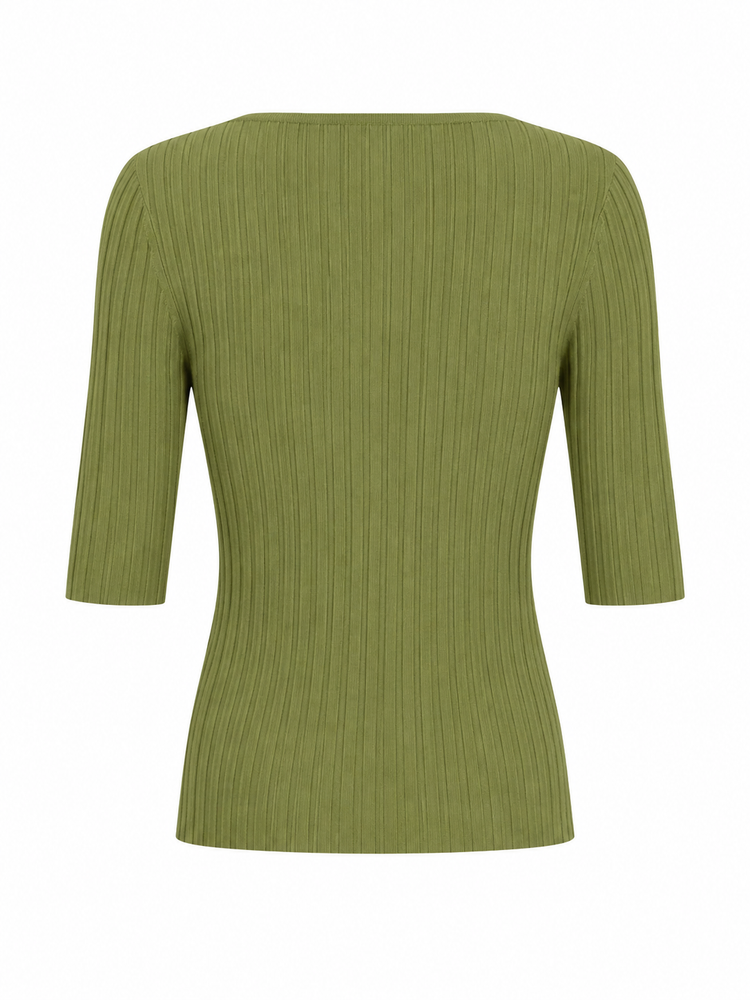 LA ROSE V neck cash/silk cream