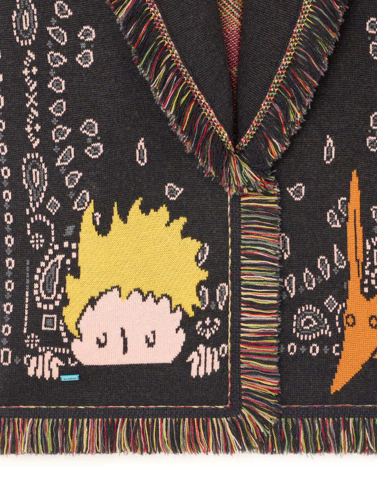 COLLAB THE LITTLE PRINCE CARD CHARCOAL