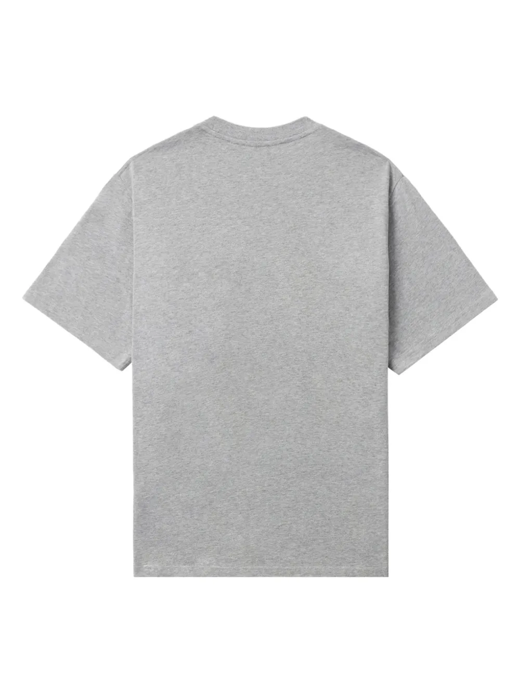 logo-embroidered T-shirt