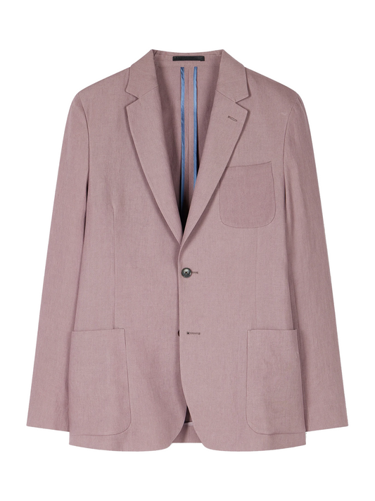 linen buttoned jacket