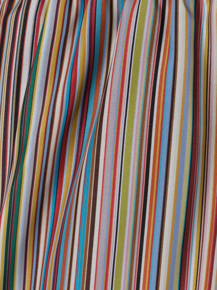 signature stripe-print swim shorts