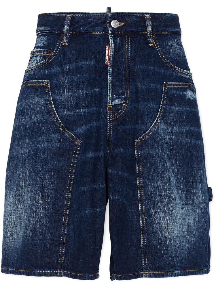 cotton denim jorts