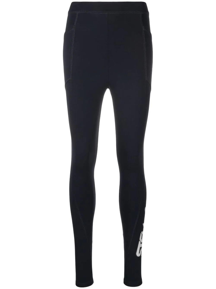 STELLA MCCARTNEY logo-print scuba leggings