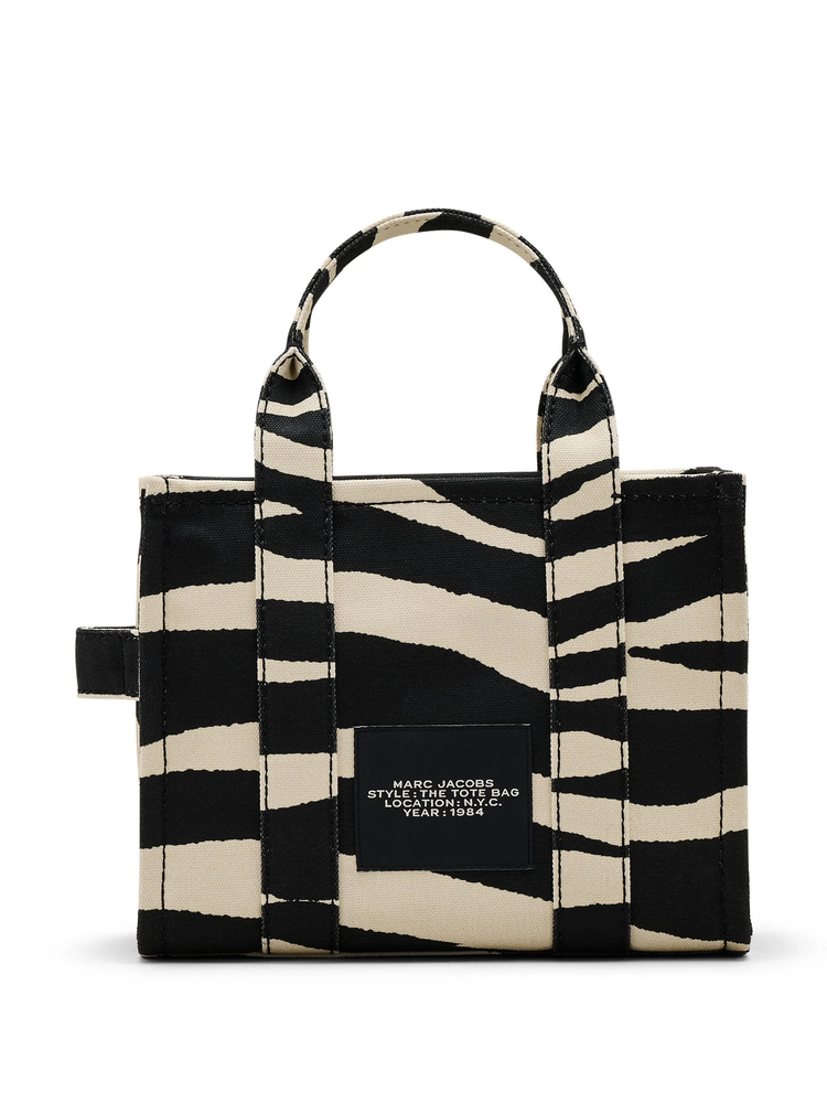 Zebra-print tote bag