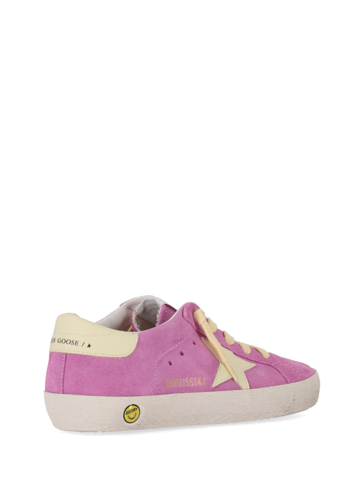 SUPER STAR SUEDE UPPER LEATHER TONGUE STAR AND HEEL