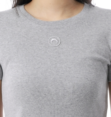 MOON LOGO RIBBED JERSEY BABY FIT T-SHIRT