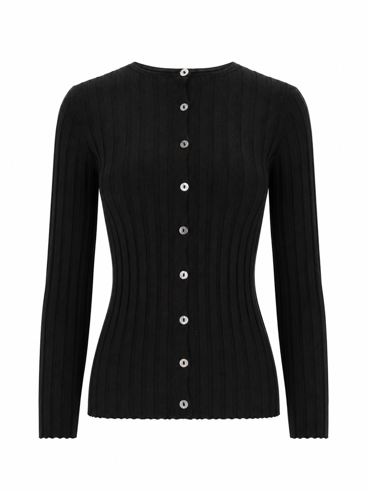 CARDIGAN Cashmere+seta