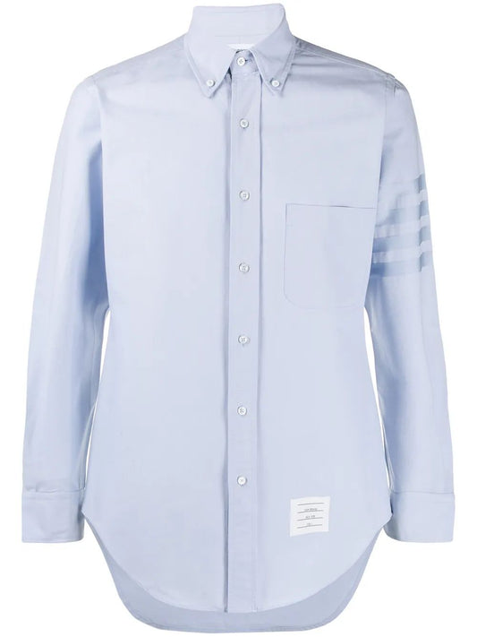 CLASSIC FIT SHIRT W/ 4BAR IN OXFORD SATIN WEAVE