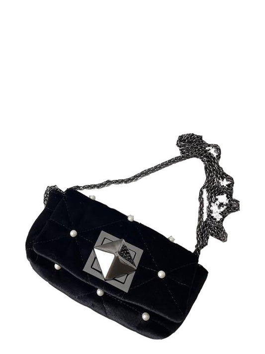 Le Copain Velvet And Pearl Mini Bag