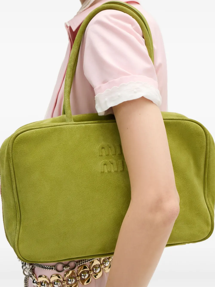 Beau suede tote bag