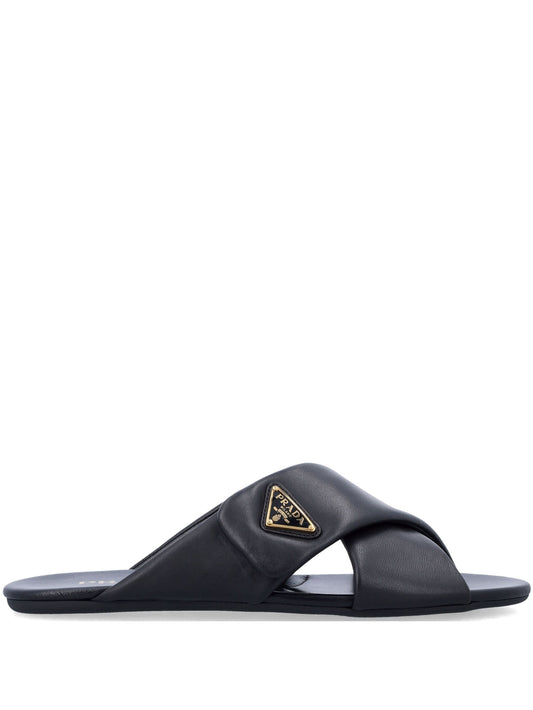 criss-cross logo slides