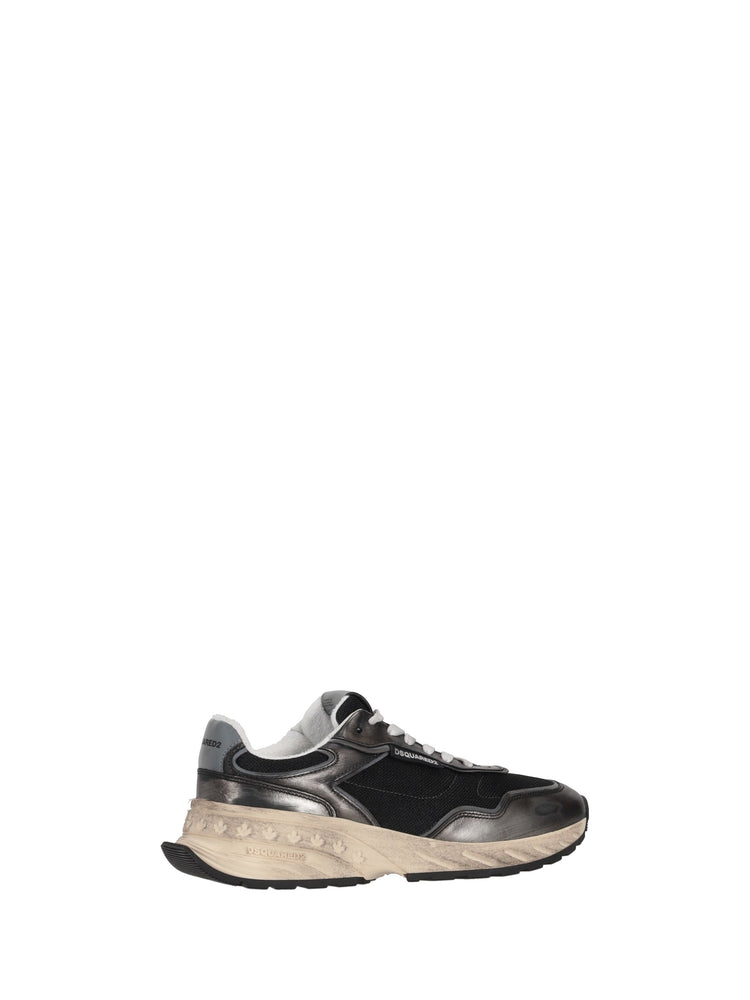 Lace-Up Low Top Sneakers