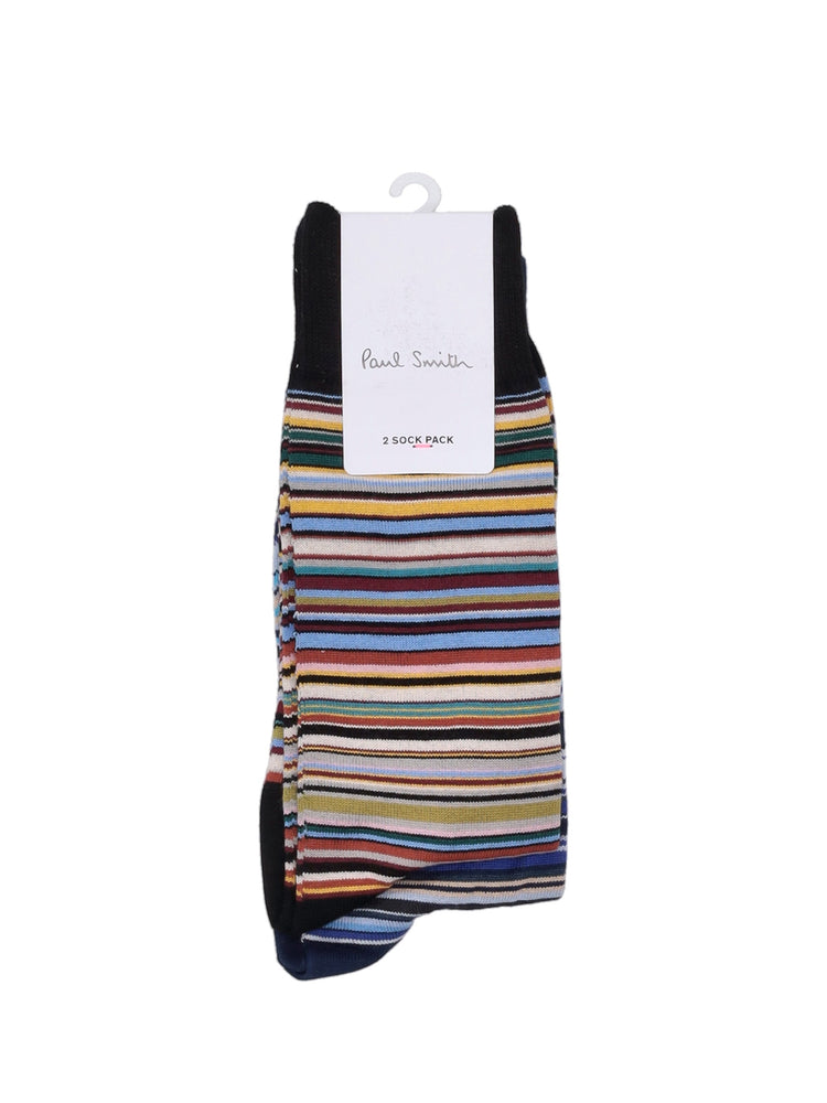 MEN SOCK 2 PACK SIGNTR