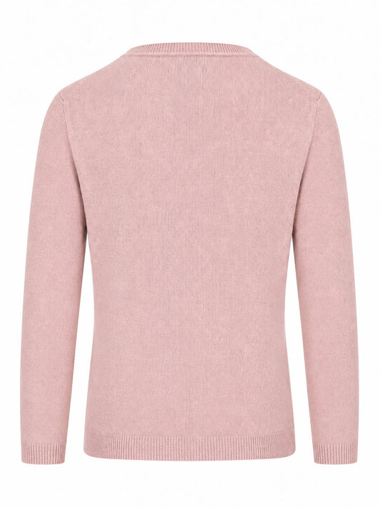 LA ROSE maglia 3/4 cashmere beige chiaro