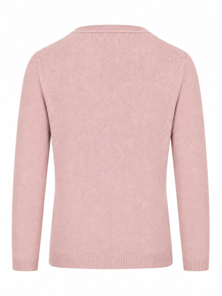 LA ROSE maglia 3/4 cashmere beige chiaro