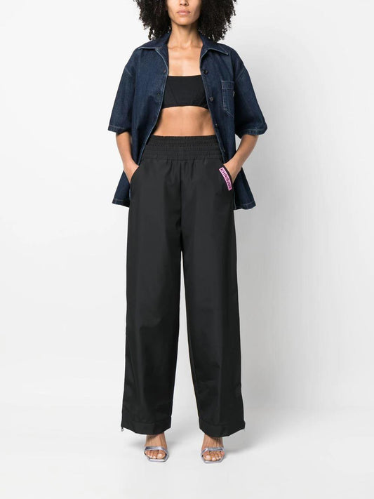 KHRISJOY high-waisted wide-leg trousers