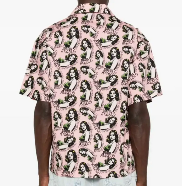 PINUP ALLOVER LOOSE BOWLING  SHIRT