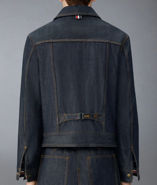BACKSTRAP UTILITY JACKET (22") IN JAPANESE SELVEDGE DENIM