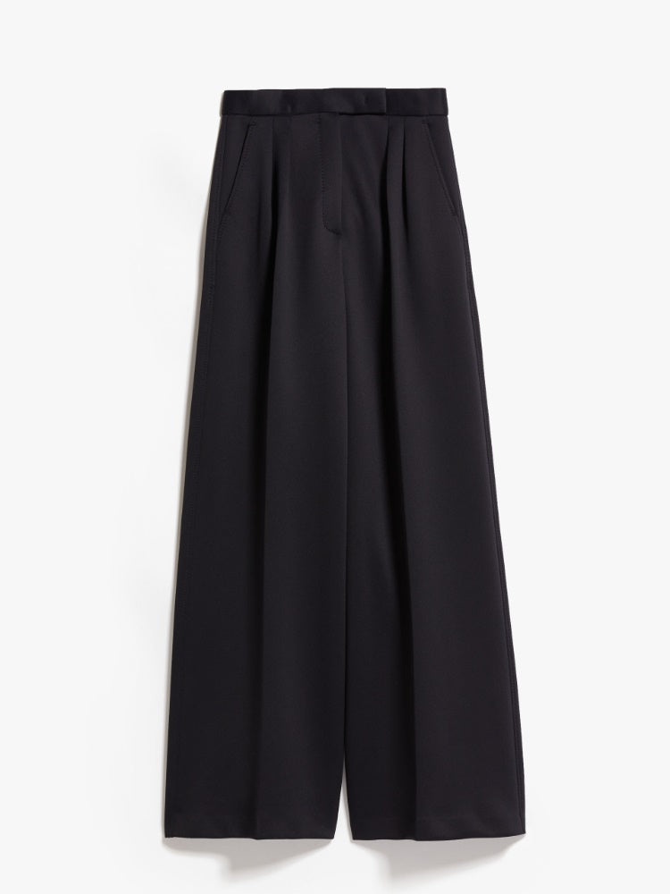 Zinnia scuba jersey flare trousers