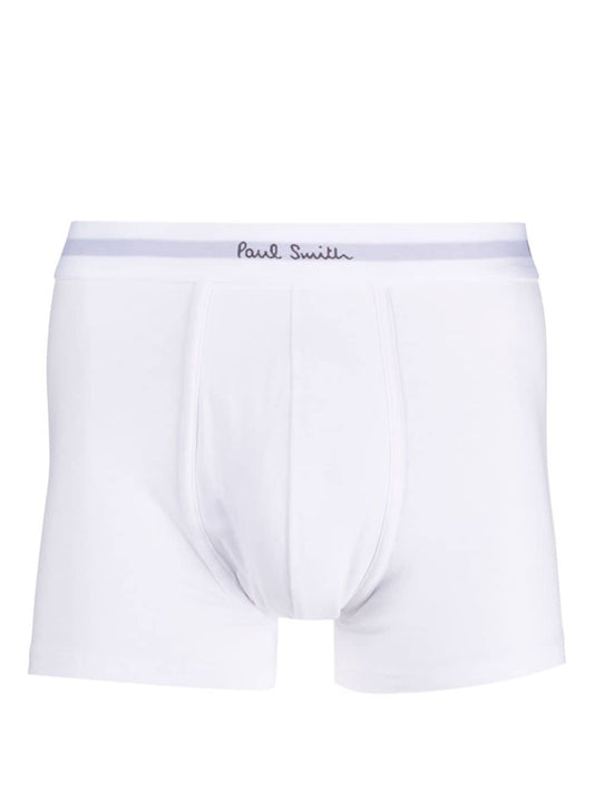 logo-print organic cotton boxers (pack of five)