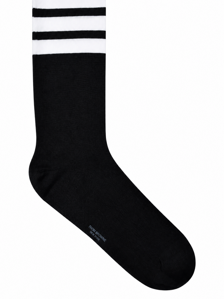 OVER THE CALF SOCK W/ 4BAR IN COTTON