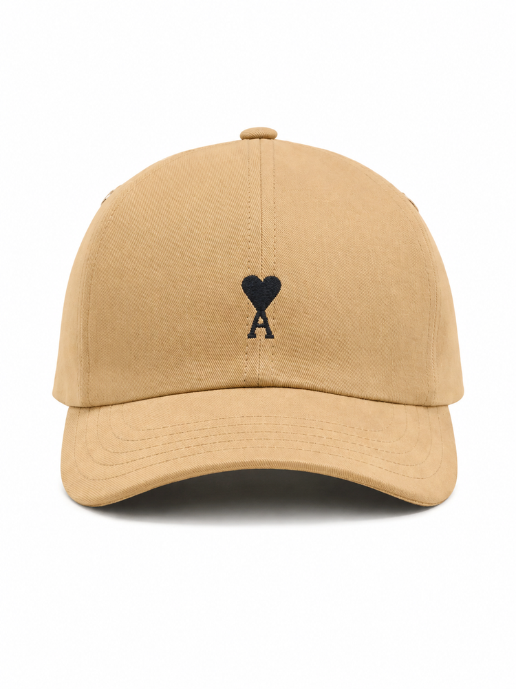 BLACK AMI DE COEUR EMBROIDERY CAP