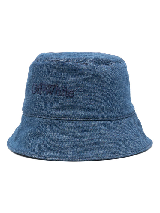 Bookish denim bucket hat