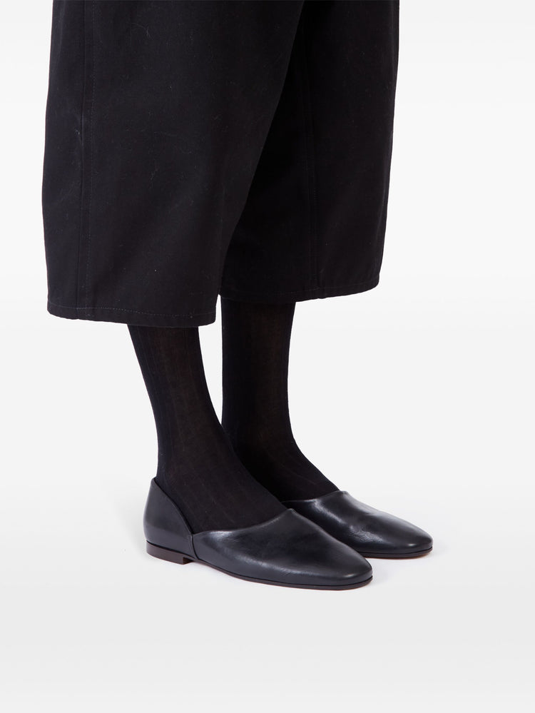calf leather slipper