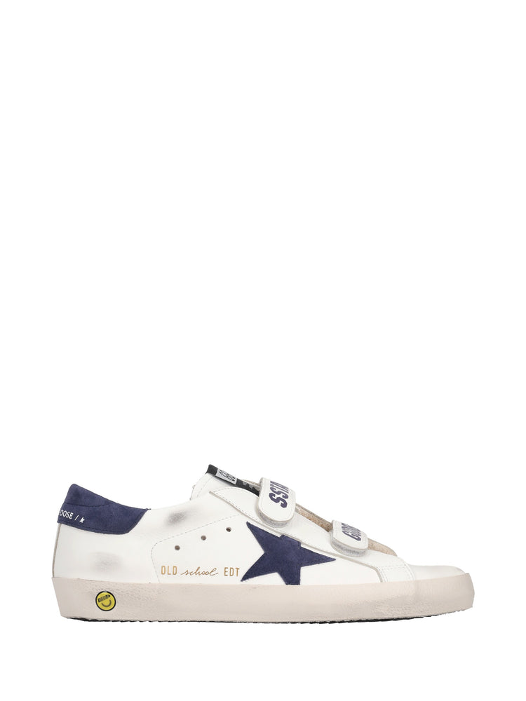OLD SCHOOL LEATHER UPPER SUEDE STAR AND HEEL
