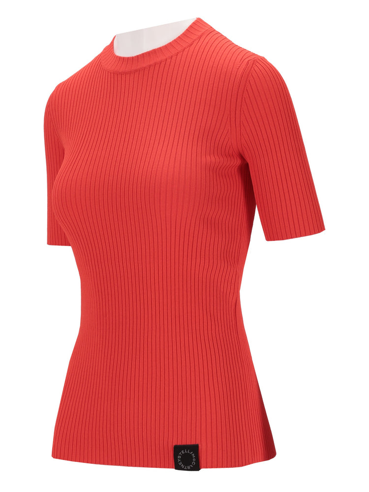 LIGHT STRETCH RIBBED T-SHIRT