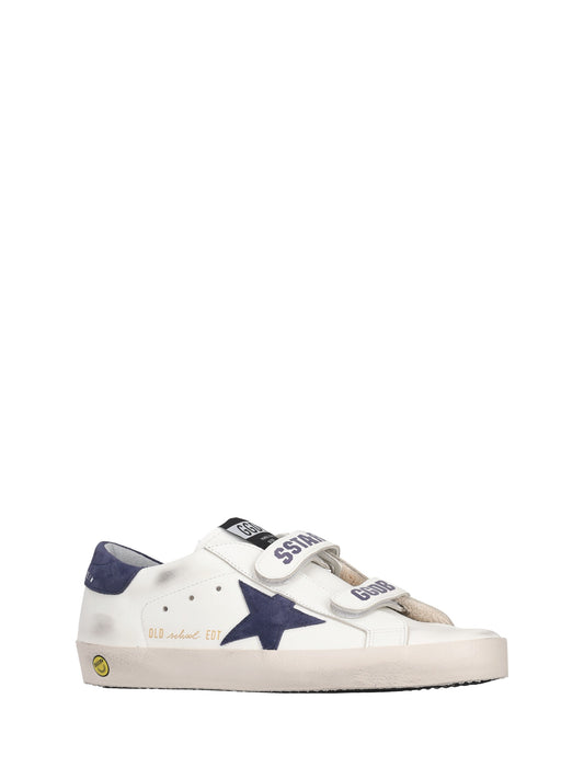 OLD SCHOOL LEATHER UPPER SUEDE STAR AND HEEL