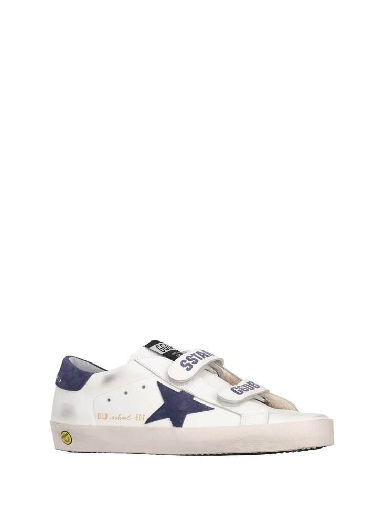 OLD SCHOOL LEATHER UPPER SUEDE STAR AND HEEL
