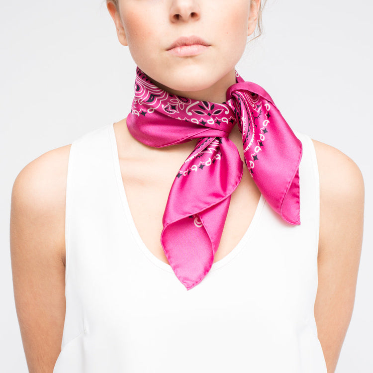 MANI PURI bandana print foulard