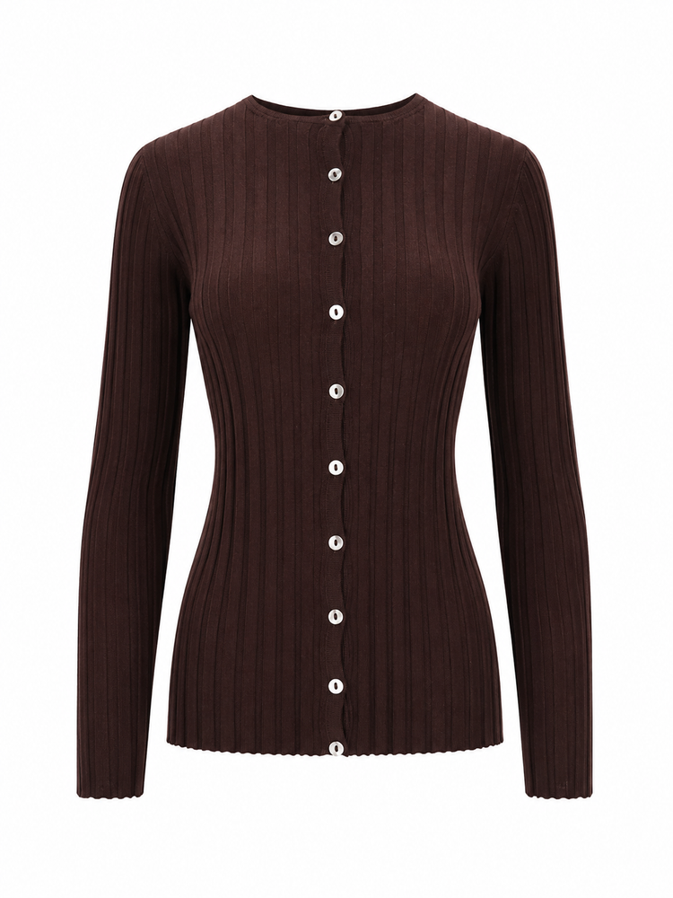 CARDIGAN Cashmere+seta