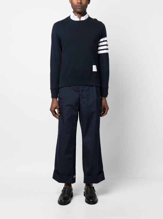 RWB-stripe tailored trousers