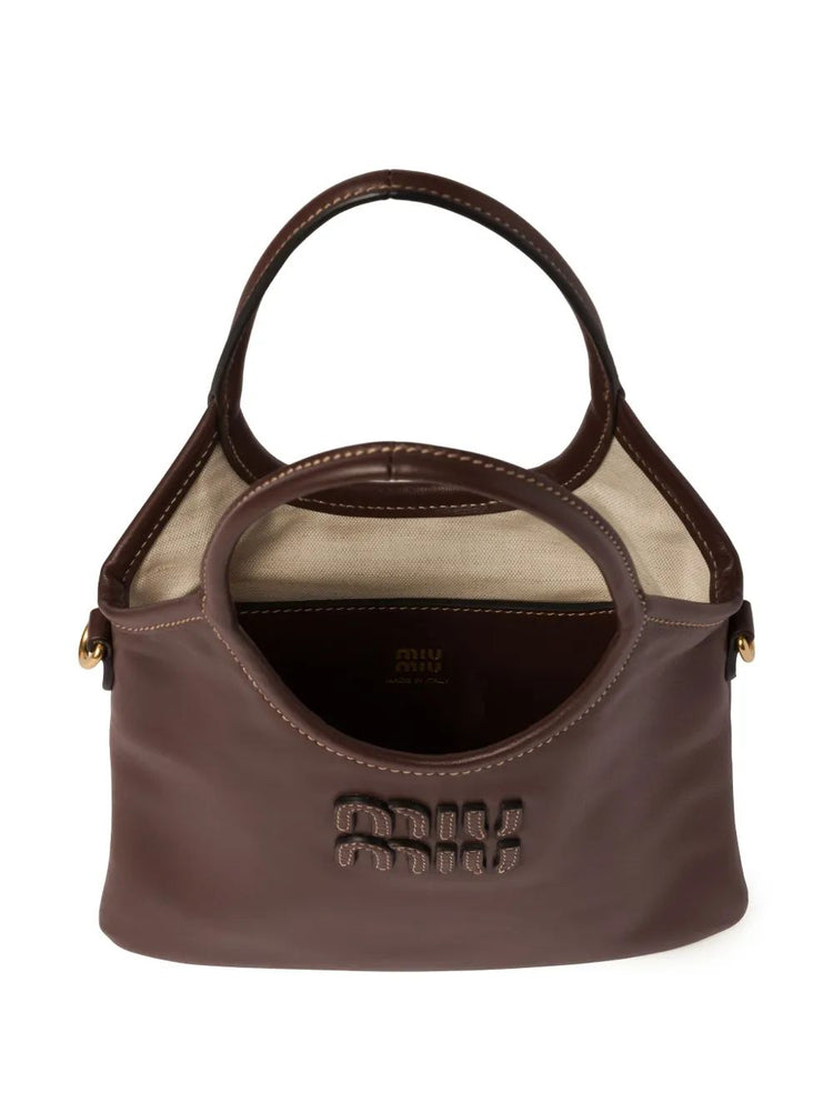 Ivy leather tote bag