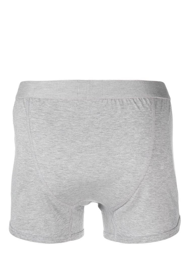 melange-jersey cotton boxers