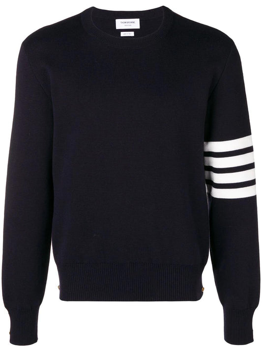 THOM BROWNE 4-Bar Milano stitch jumper